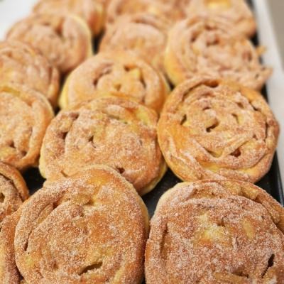 Frische Apfelschnecken